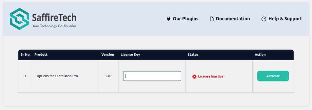 License-Upsells