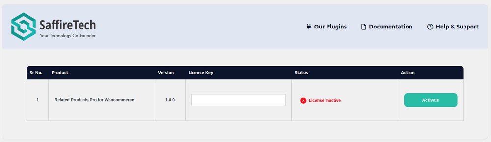 License Activation