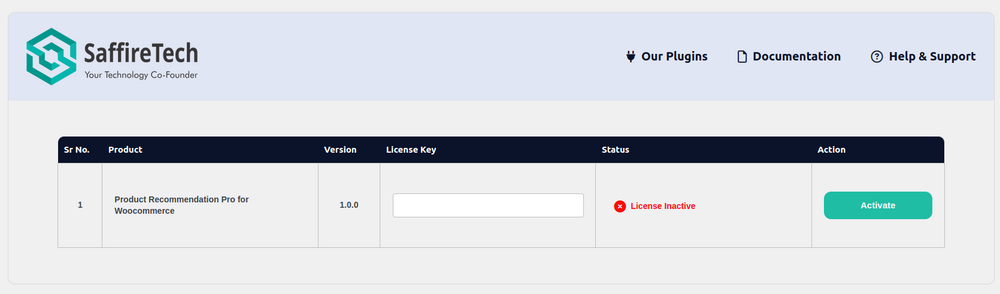 License Activation