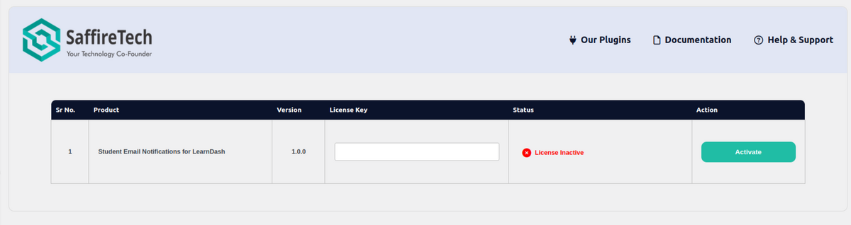 License Activation