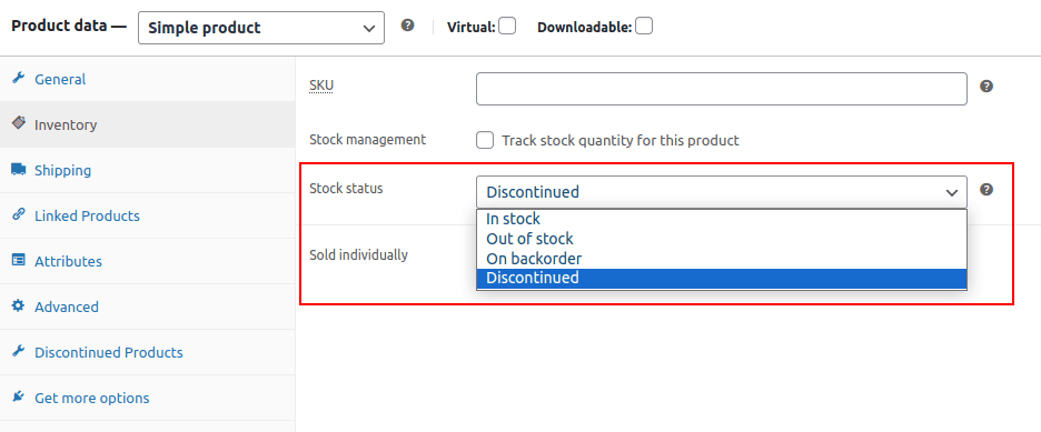 Simple Product