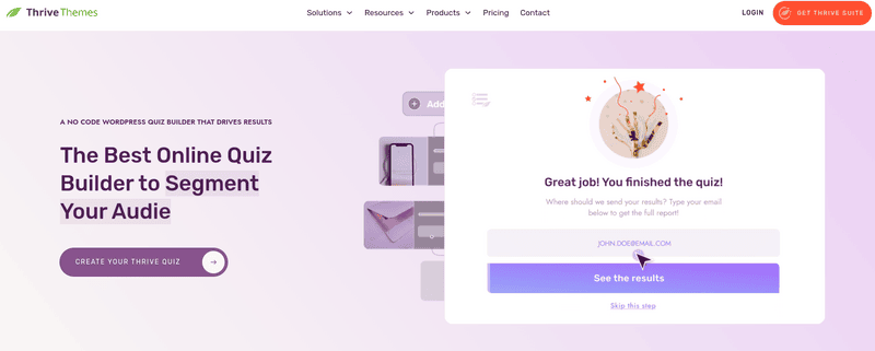 Thrive Quiz Builder