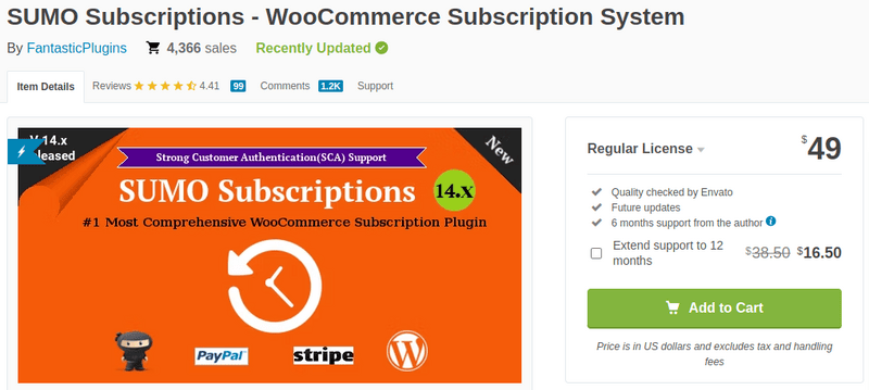 SUMO Subscriptions